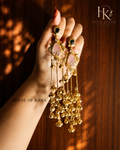 Zayana Kashmiri Jhumkas (Dusty Rose)