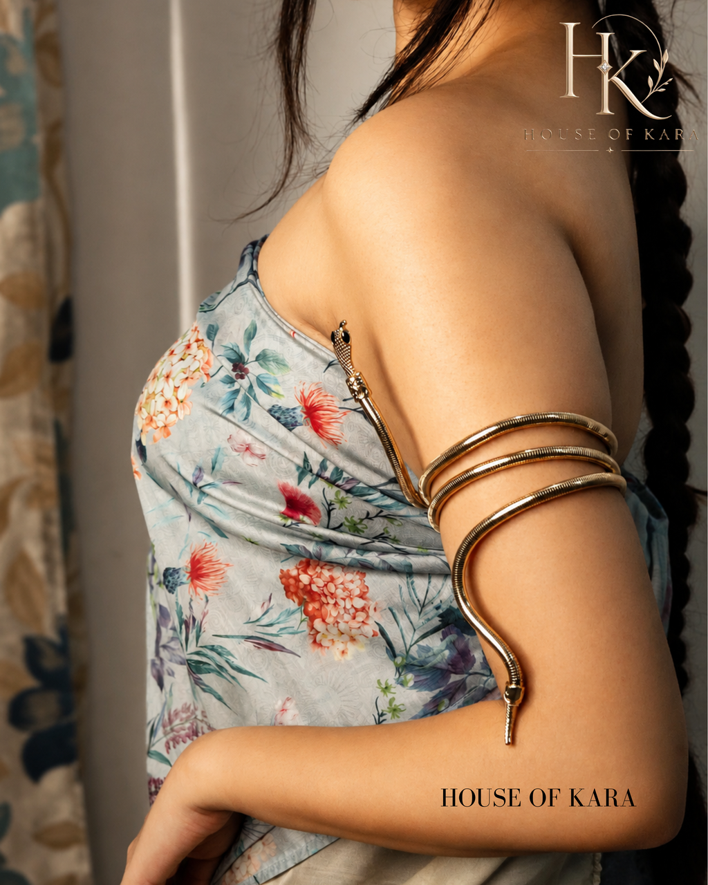 Flexible Snake Arm Cuff Bracelet for Women | House of Kara